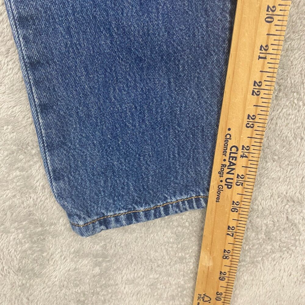 Levi's Jeans Womens 26 Blue 501 Skinny Button Fly Ripped Medium Wash Denim - Picture 6 of 15